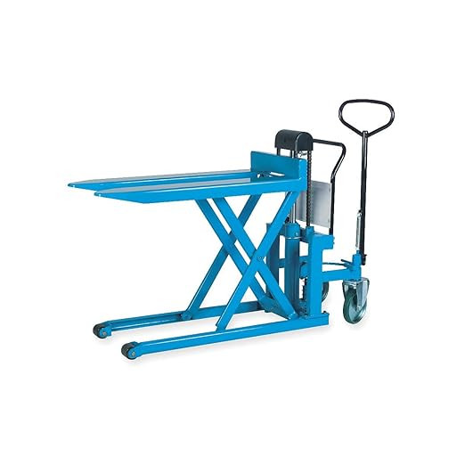 Bishamon  SkidLift Foot Operated Skid Truck, 2200 lb. Capacity, 20-1/2"W x 42-1/2"L Forks