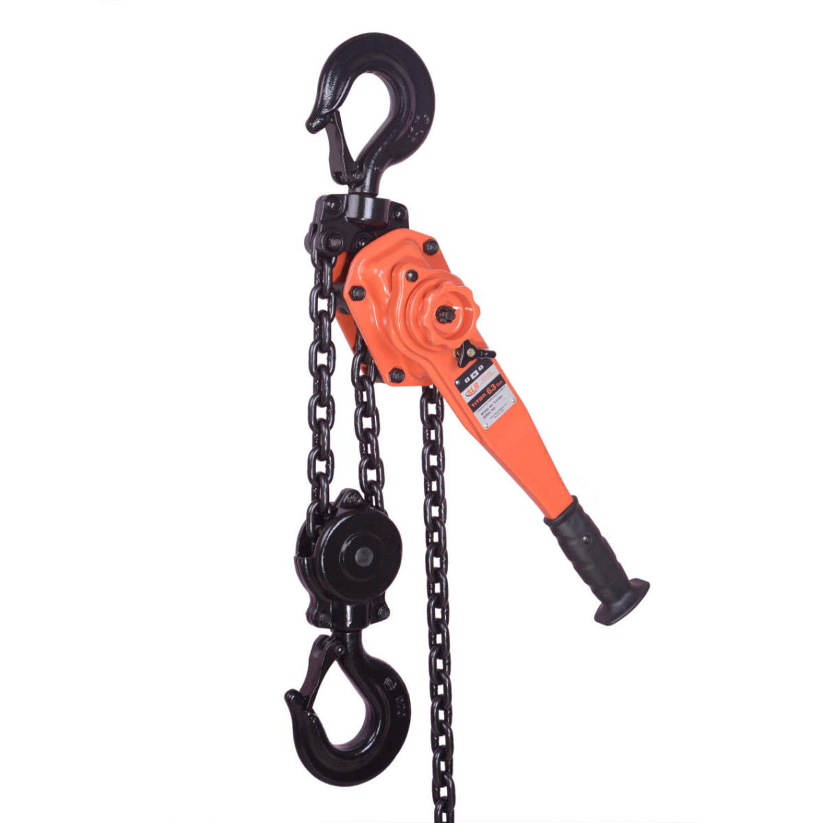 Atlas Lifting and Rigging Titon 6.3 Ton Lever Hoist 13890 lbs 5 Ft. Chain