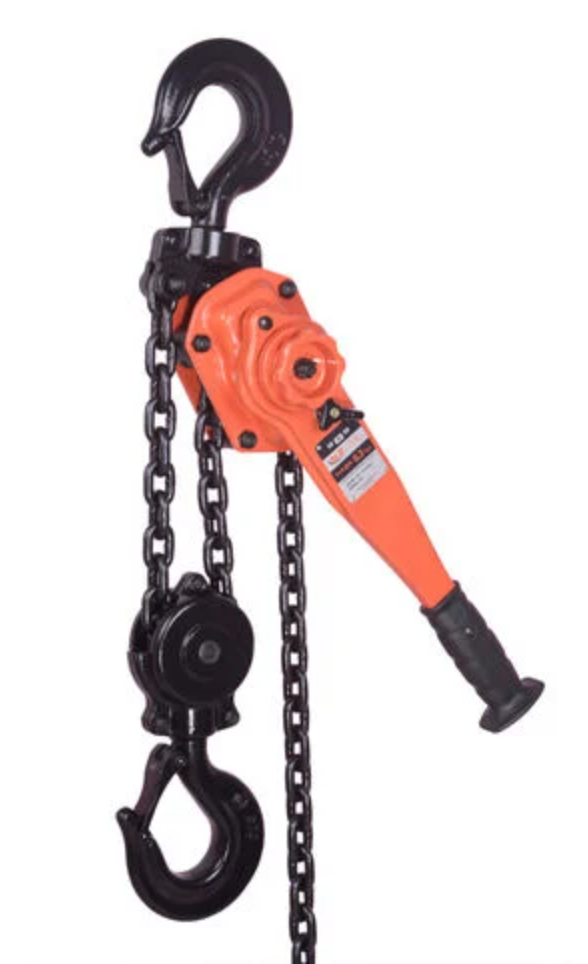 Atlas Lifting and Rigging Titon 6.3 Ton Lever Hoist 13890 lbs 20 Ft. Chain