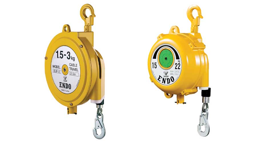 Conductix Spring Balancer, Long Stroke, to handle 88.2 to 110.2 lb, 2.5M cable travel