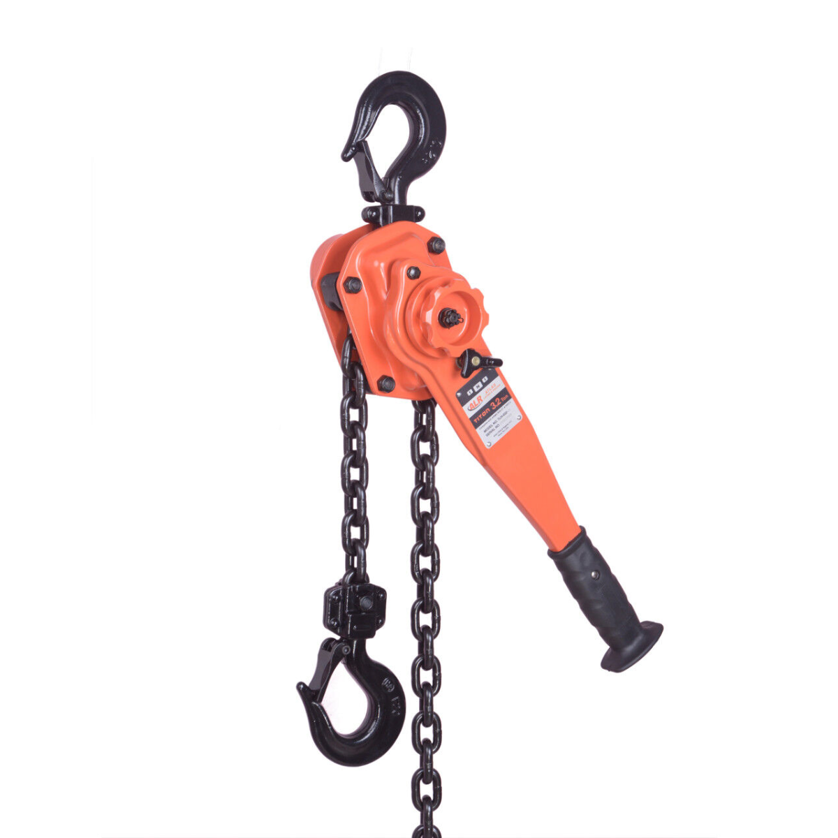 Atlas Lifting and Rigging Titon 3.2 Ton Lever Hoist 7050 lbs 20 Ft. Chain