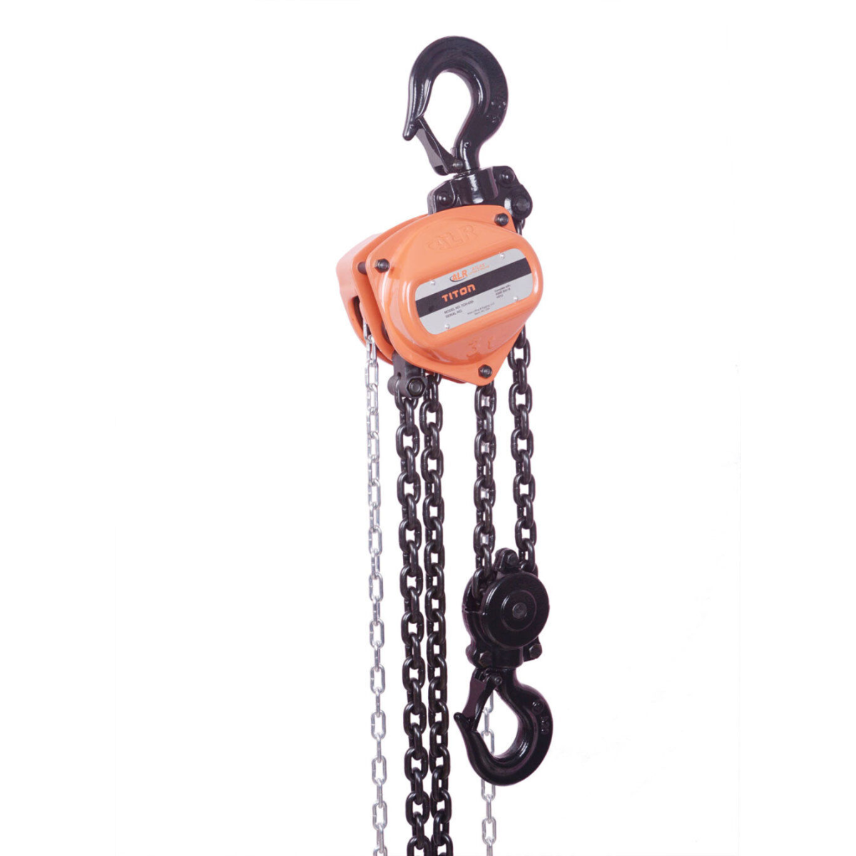 Atlas Lifting and Rigging Titon 10 Ton Chain Hoist 22000 lbs 30 Ft. Lift