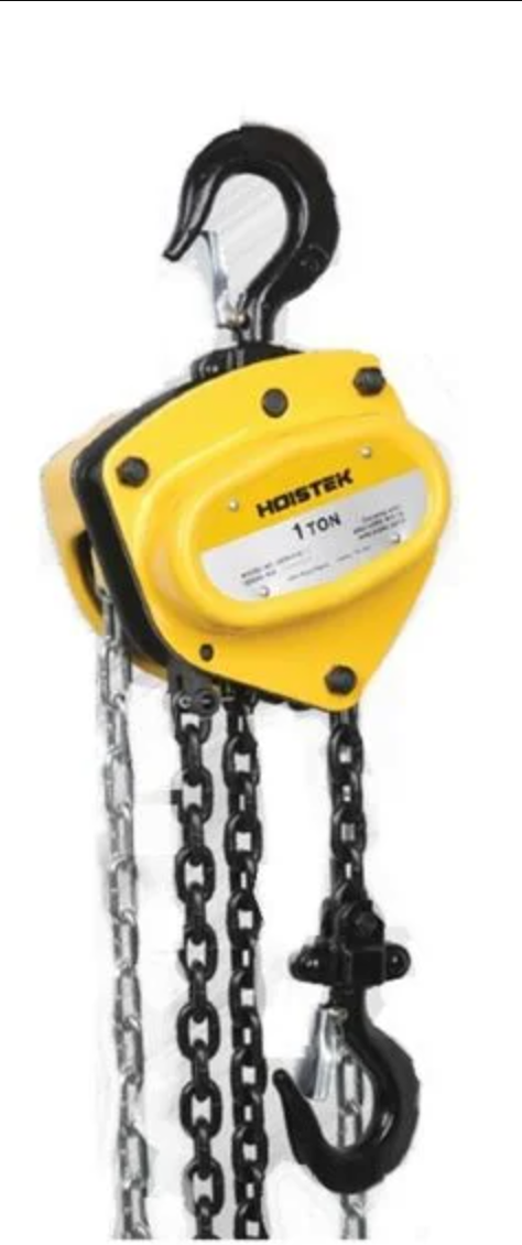Atlas Lifting and Rigging Hoistek 1 Ton Chain Hoist, 10 Ft Atlas Lifting and Rigging Hoistek 1 Ton Chain Hoist, 10 Ft