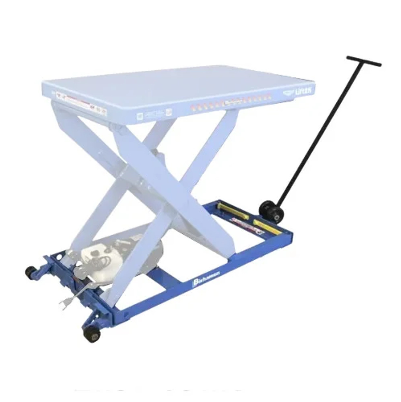 Bishamon EZ-SLP Semi-live portability for moving unloaded lift (2 wheels and dolly handle)