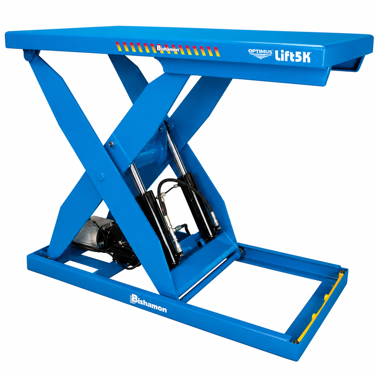 Bishamon L5K-TT4444 Series Optimus LK Lift Table, 5,000 lb, 44 x 44 in Rotating