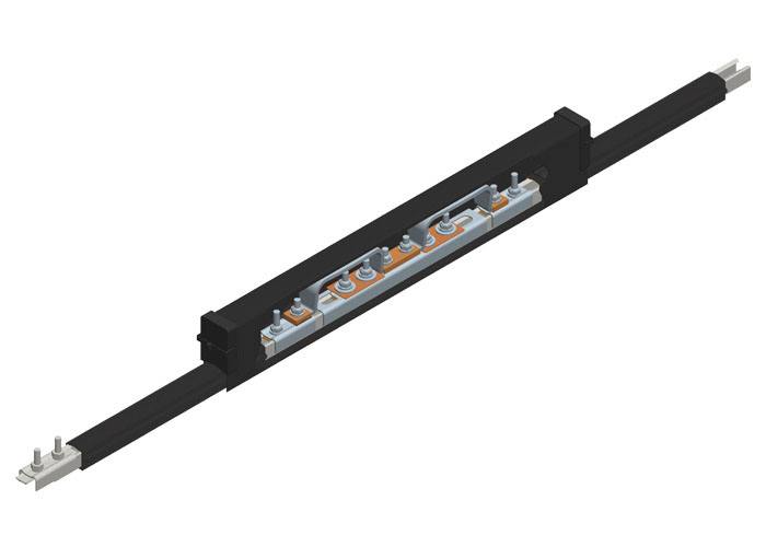 Safe-Lec 2 Expansion Section, 400A AL/SS, Orange PVC Cover, w/splice joint, 4.5M Conductix XA-399107-J
