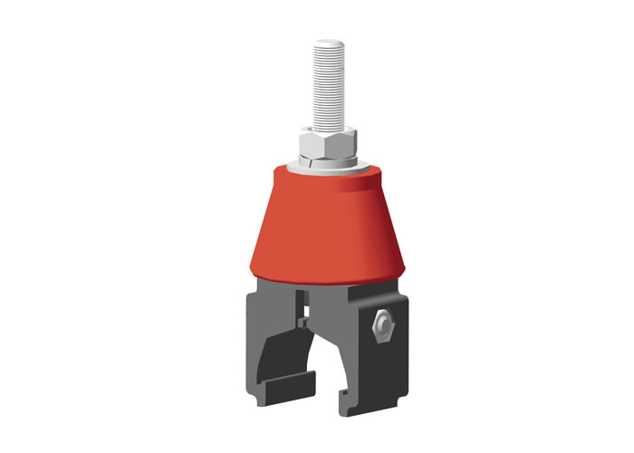 Conductix Safe-Lec 2 Anchor Clamp With Insulator, Stainless Steel Hardware