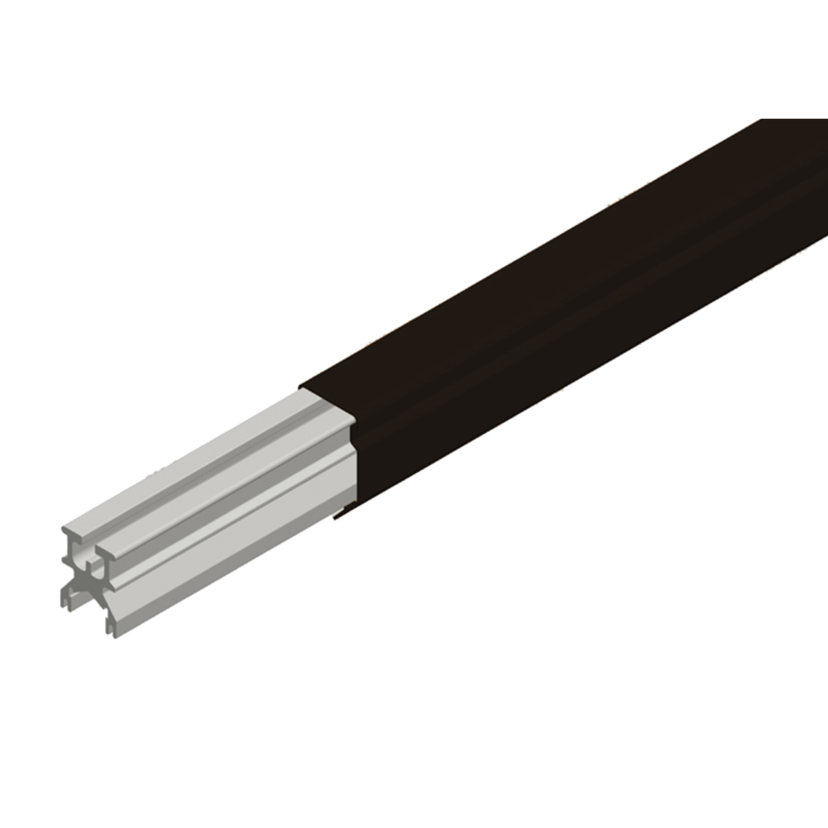 Conductix Hevi-Bar II Conductor Bar 1000 A, Black UV Resistant PVC Cover, 20 FT Length
