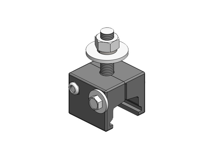 Safe-Lec 2 Anchor Clamp, Standard, Plated Hardware Conductix XA-310832