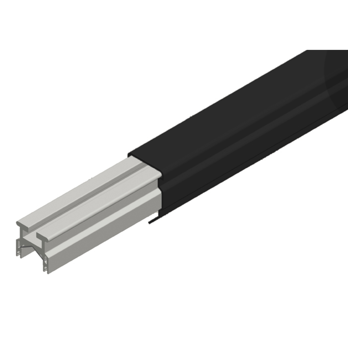 Conductix Hevi-Bar II Conductor Bar 700 A, Black UV Resistant PVC Cover, 30 FT Length