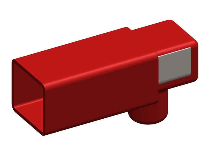 Safe-Lec 2 End Cap For Aluminum or Stainless Steel Bar, Stainless Steel Hardware Conductix XA-39123