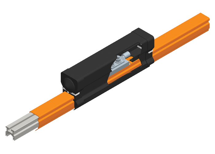 Hevi-Bar II, Power Feed, 700A, Red Med Heat Polycarbonate Cover Conductix XA-50067
