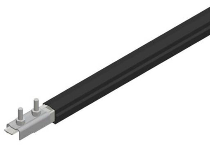 Conductix Safe-Lec 2 Conductor Bar 315 A AL/SS, Black UV Resistant PVC Cover, w/ Splice Joint, 4.5M