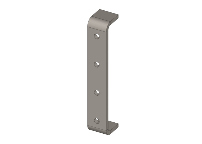 Hevi-Bar II, Bracket, Web, Lateral Mount , for 4 Conductor Bars (Hangers not Included) Conductix XA-50498