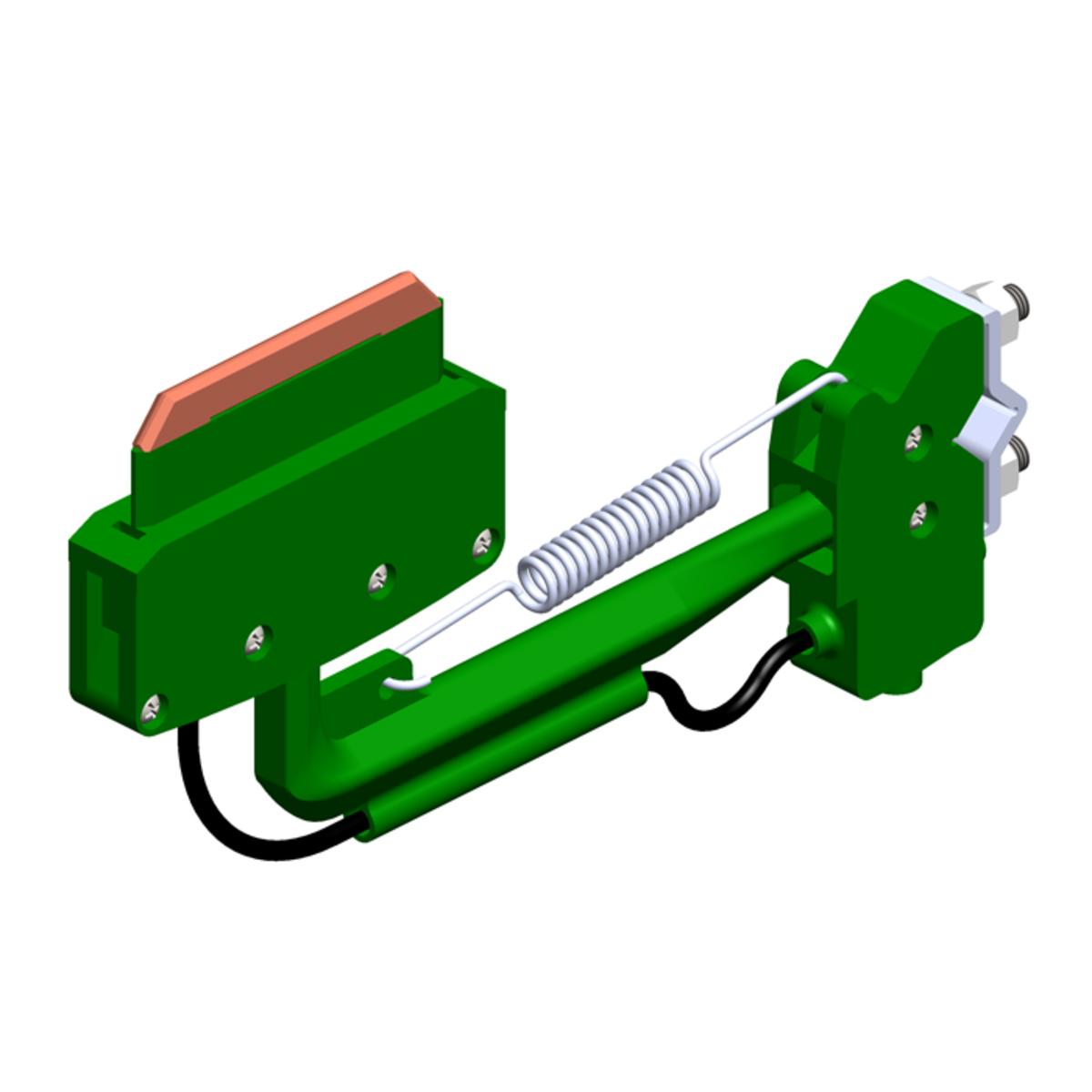 Conductix Safe-Lec 2 Collector, 50 A, Ground (Green) Without Deflector