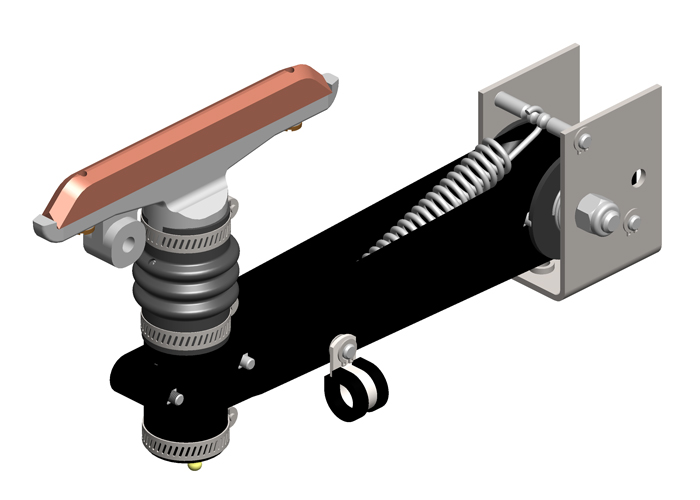 Hevi-Bar II, Collector, 150A, Single, Standard Mount Conductix XA-26594