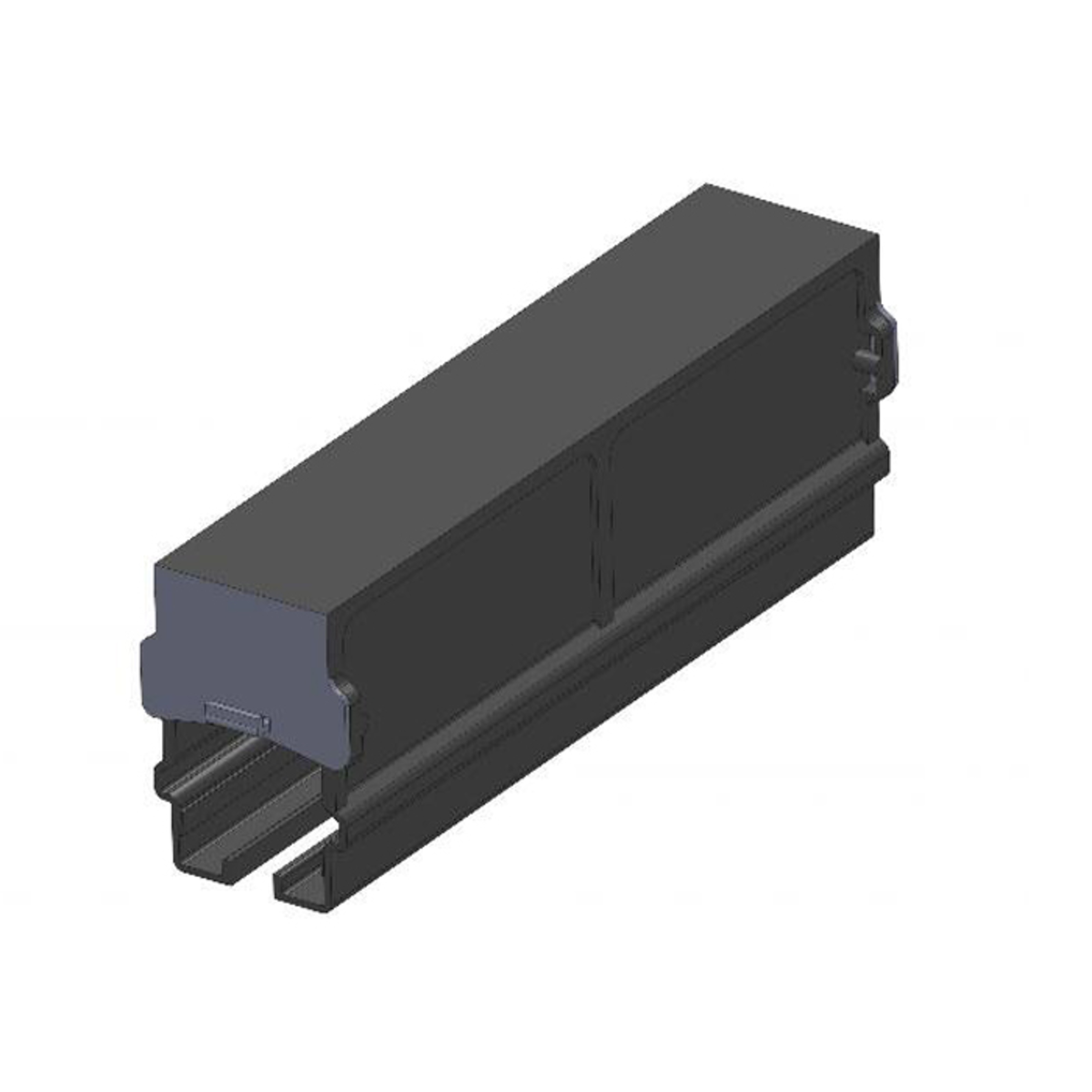 Conductix Safe-Lec 2 Joint Cover, Black UV Resistant PVC (used for all PVC systems)