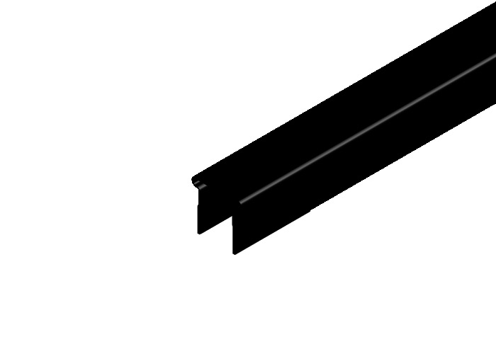 Hevi-Bar II Conductor Bar Cover 500A, Black UV Resistant PVC, 29FT x 3.5inch Conductix XA-27656B