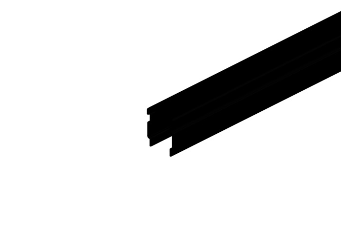 Hevi-Bar II Conductor Bar Cover 700A, Black UV Resistant PVC, 29FT x 3.5inch Conductix XA-24366G