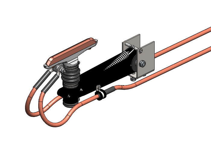 Hevi-Bar II, Collector, 200A, Standard Lateral Mount with 42" Pigtail Conductix XA-27589