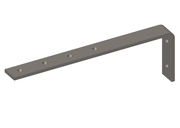 Hevi-Bar II, Bracket, Web, Hot Dip Galv, 19.25" L (for 4 Conductor Bars) Conductix XA-30697