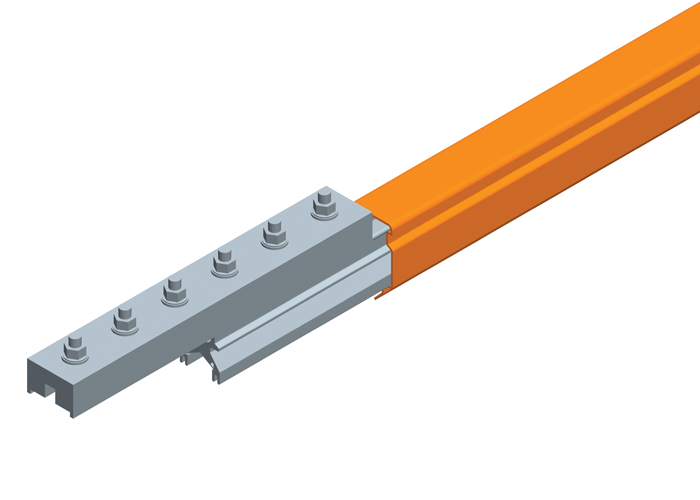 Conductix Hevi-Bar II, Splice Kit, 700 A, Med Heat Polycarbonate Cover