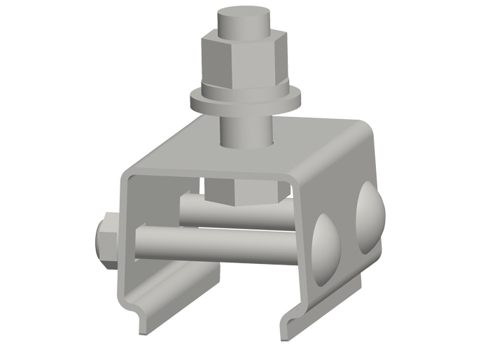 Hevi-Bar II, Hanger, 500A, Cross-bolt, Stainless Steel, Stainless Steel Hdwe Conductix XA-27788