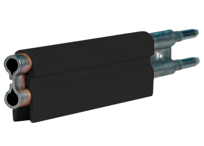 8-Bar Conductor Bar, 40A, Stainless Steel, Black UV Resistant PVC Cover, 10FT Length Conductix XA-14299B