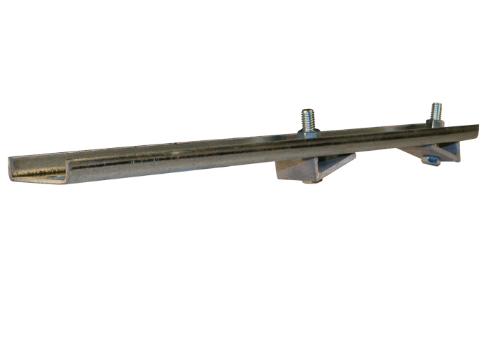 8-Bar, Bracket, Flange, Universal, Galv Steel, with Beam Clips, 24 inch L Conductix XA-31911