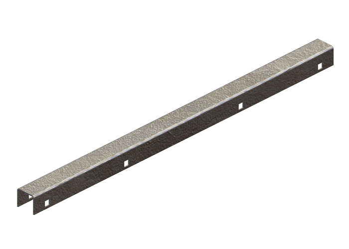 8-Bar Transfer Cap Guide Bracket, Galvanized Steel, 17 inch Length Conductix XA-11643
