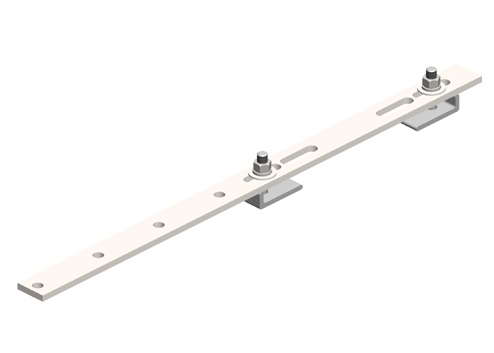 8-Bar, Bracket, Flange, w/Beam Clips, for Four Hangers on One Side (Hangers not included) Conductix XA-27767