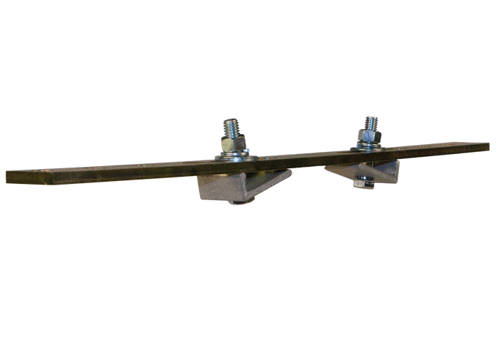 8-Bar, Bracket, Flange, w/Beam Clips, for Two Hangers Each Side (Hangers not included) Conductix XA-27762