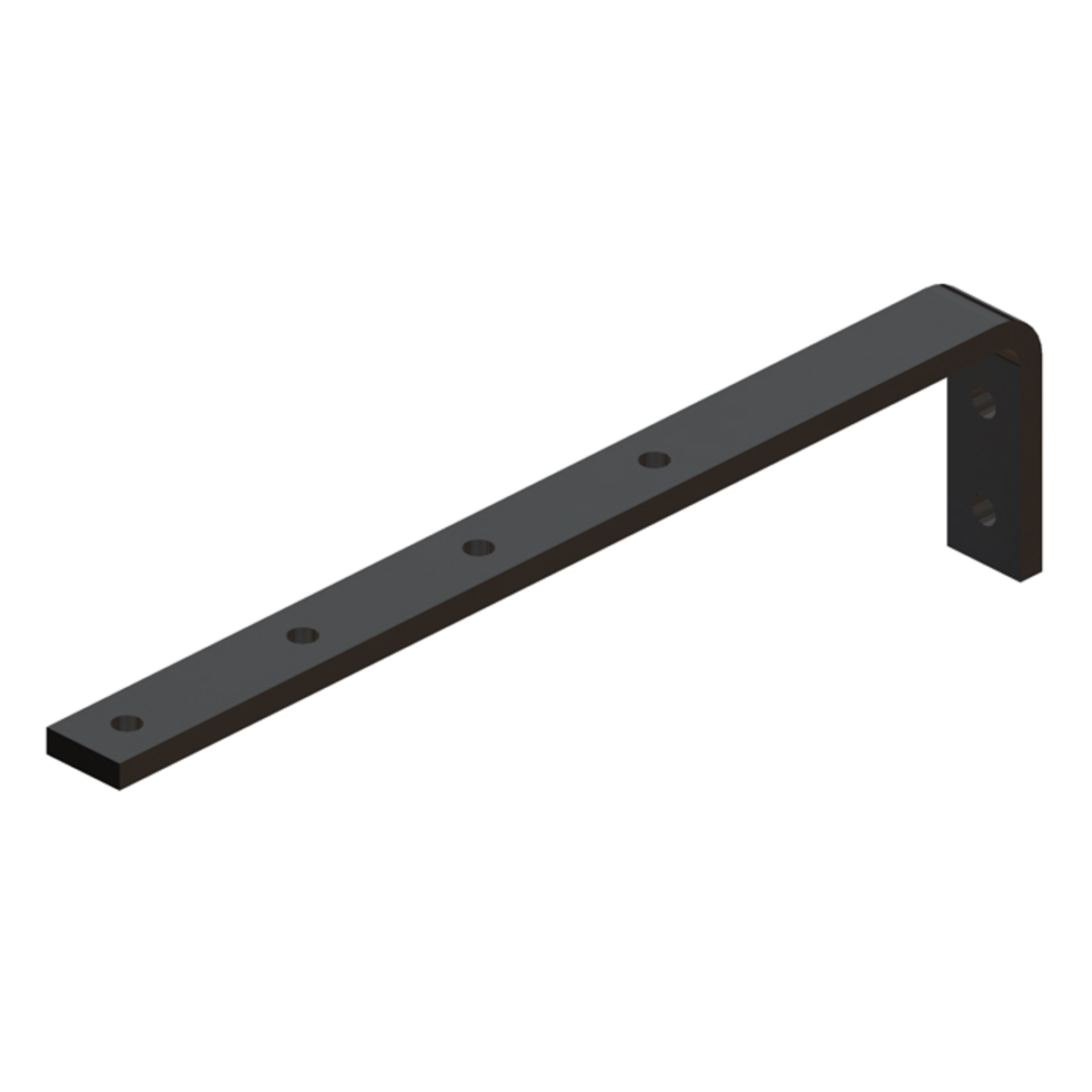 Conductix 8-Bar, Bracket, Web, Four Hanger Holes, Stainless Steel, 15.75 L