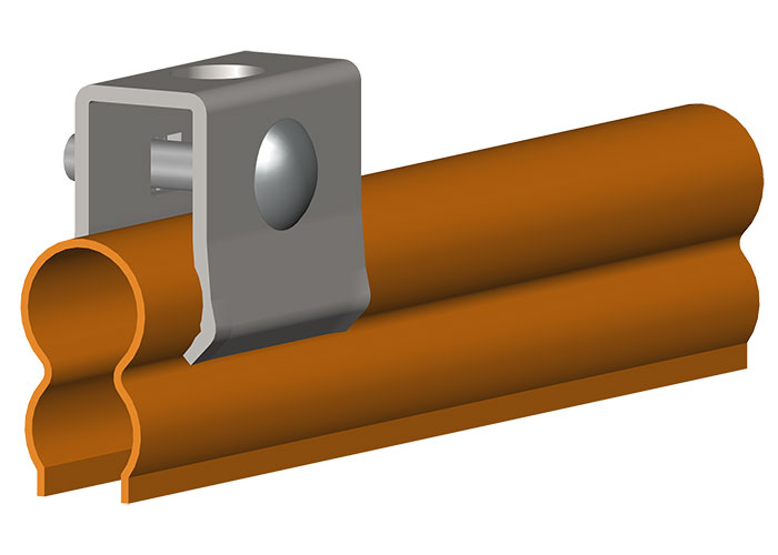 8-Bar End Cap, Polyester High Heat For 110A, 250A, and 350A Bar, 6 inch Length Conductix XA-11633