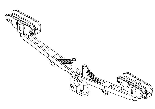 Saf-T-Bar, C-Series, Collector, 150A, Tandem Conductix XA-150LL
