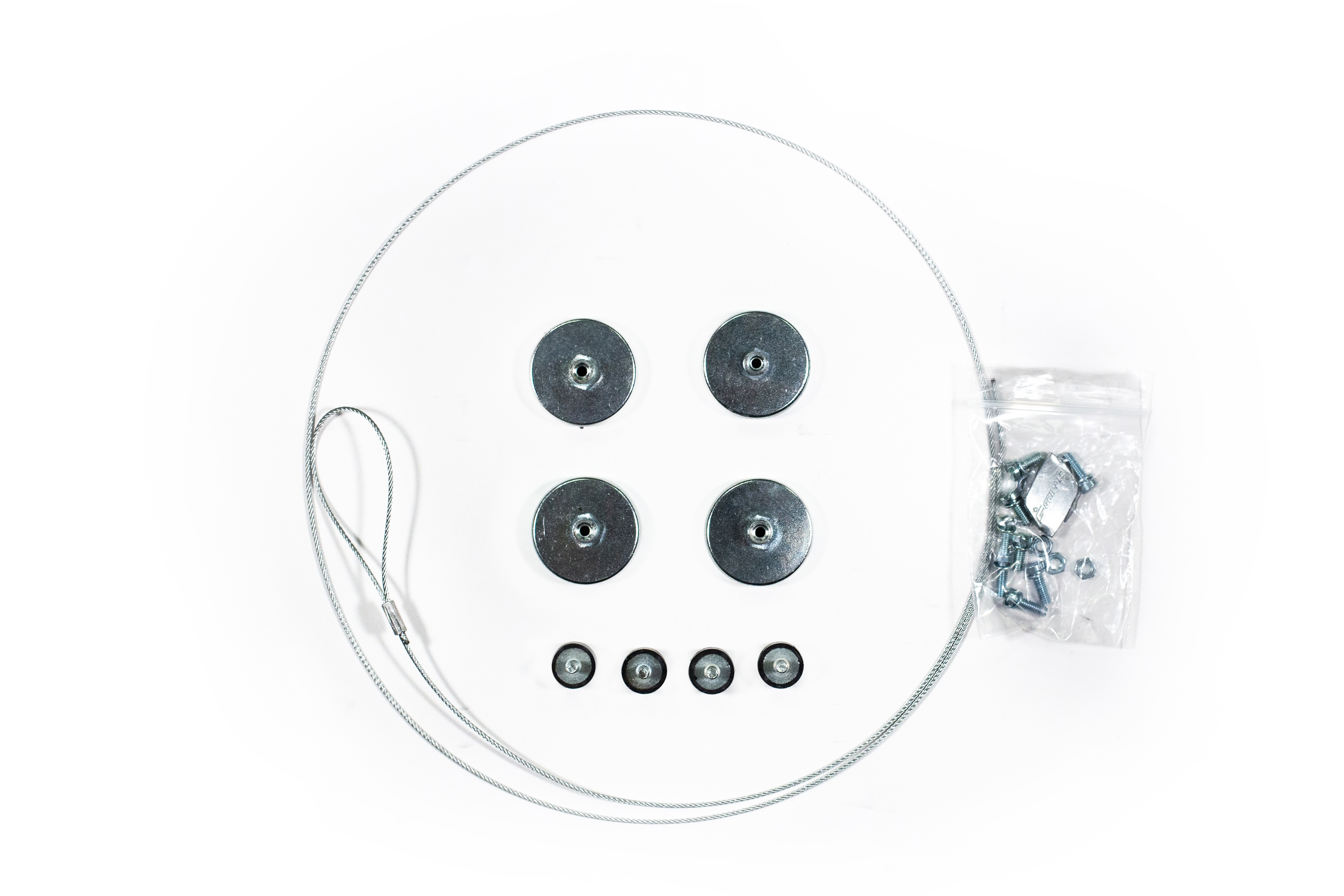 FOUR-PIECE MAGNETIC FIXING KIT - RECEIVER Conductix JAY-UDWR38