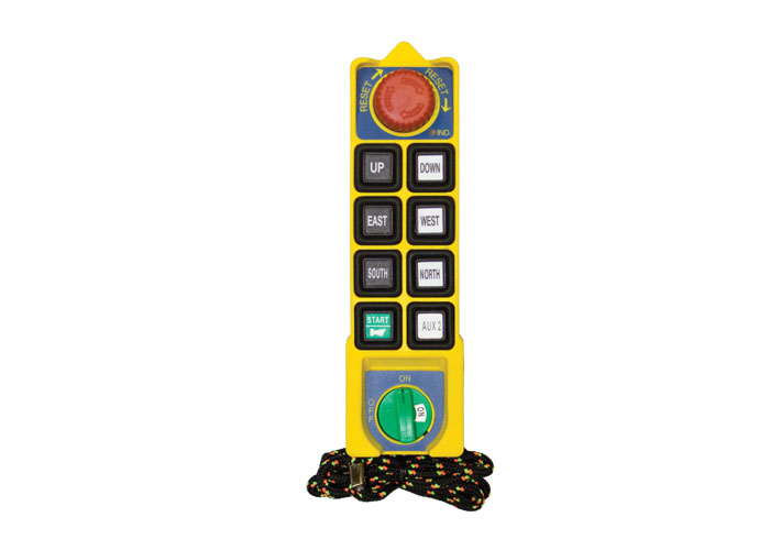 Conductix Radio Remote Control Part, for Saga K2 Series, Transmitter, Spare, 08-Button, 2-Speed