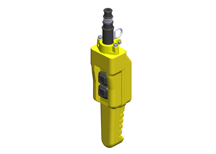 Conductix 80 Series Pistol Grip Pendant, 2-button with single-speed switches