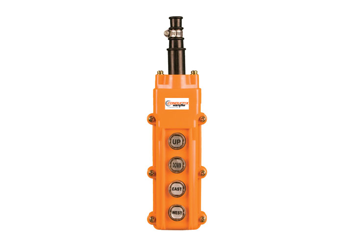 Conductix 60 Series Pendant, 4-button with up-down & East-West legend