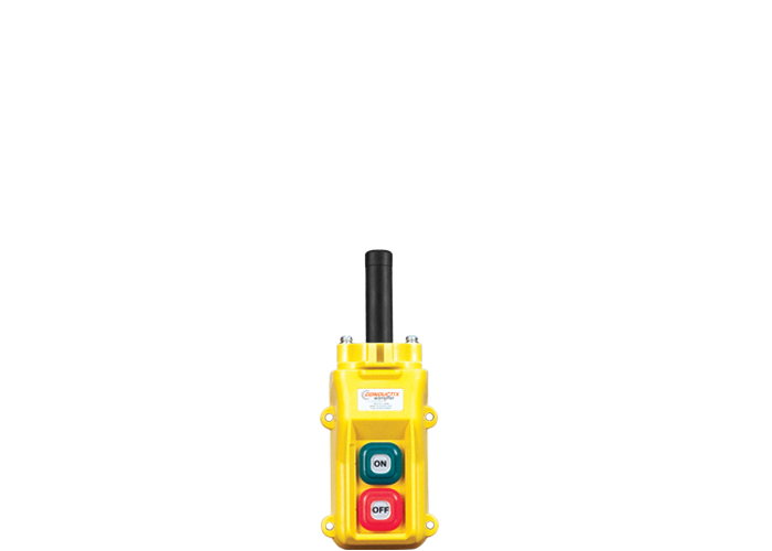 80 Series 2-button Pendant with momentary on/off switch Conductix XA-34212