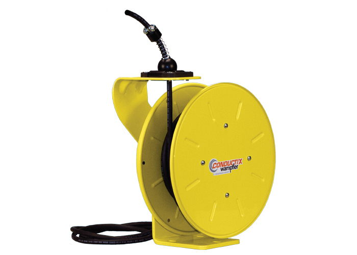 Conductix 1200 Series PowerReel - 14 AWG / 4 Conductors 35 FT Length w/ Ball Stop and 300 V 6' Feeder Cord/Plug