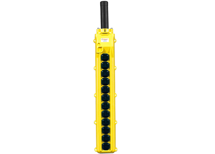 Conductix 80 Series 12-button Pendant with twelve two-speed switches