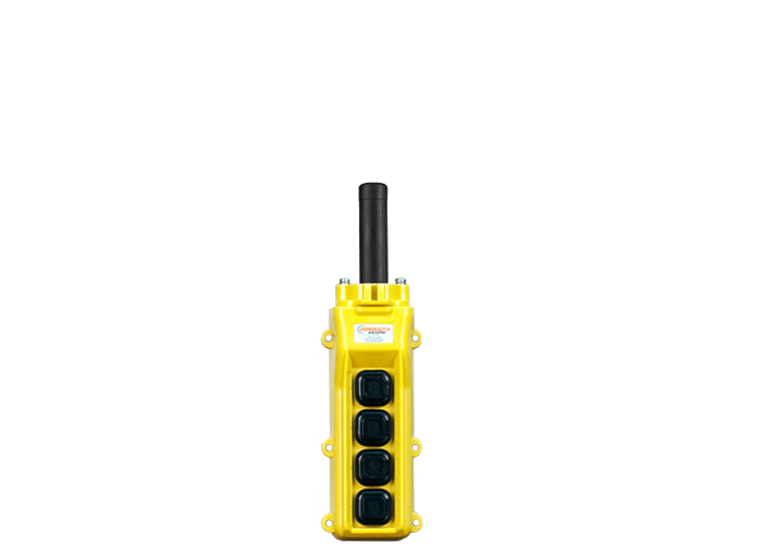 80 Series 4-button Pendant with four dual-speed switches Conductix XA-34224
