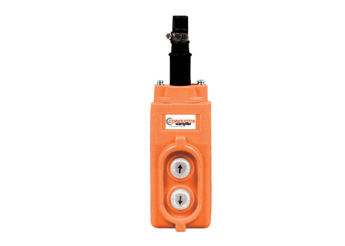 20 Series Pendant, 2-button for direct reversing operation, 120V Conductix XA-35244