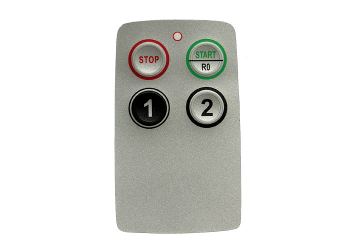 Radio Remote Control Part, for Saga Protean Series, Button Legend, Start/Stop numbers 1-2 Conductix XA-701P0045