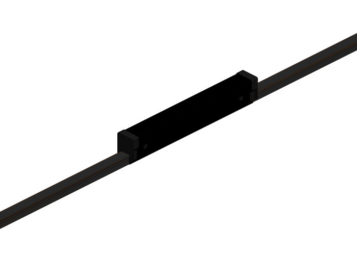 Hevi-Bar II, Expansion Section, Dura Coat, 500A, Black UV Resistant PVC Cover, w/Splice, 30 ft L Conductix XA-39741B-J