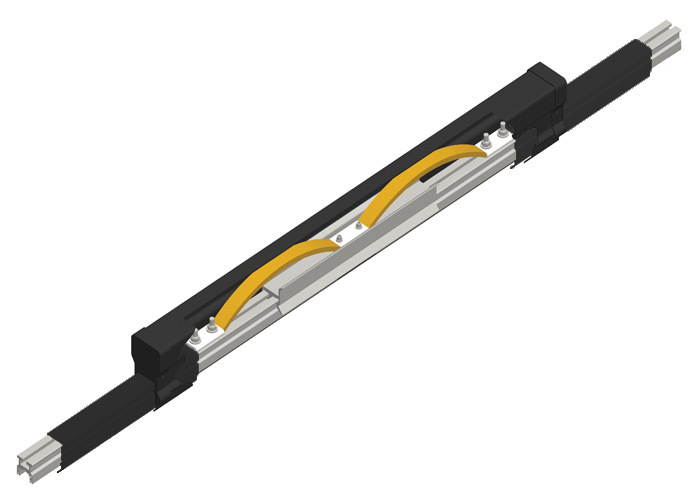 Hevi-Bar II, Expansion Section, 700A, Black UV Resistant Cover, 15 ft L Conductix XA-38949