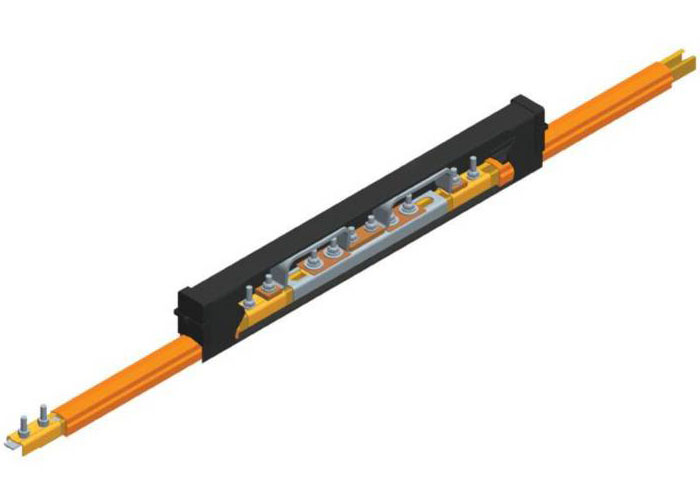 Safe-Lec 2 Expansion Section, 160A Copper, Orange PVC Cover, w/ Splice Joint, 4.5M Conductix XA-310307-J