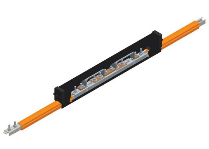 Safe-Lec 2 Expansion Section, 400A AL/SS, Black UV Resistant PVC Cover, 4.5M Conductix XA-399107B-J