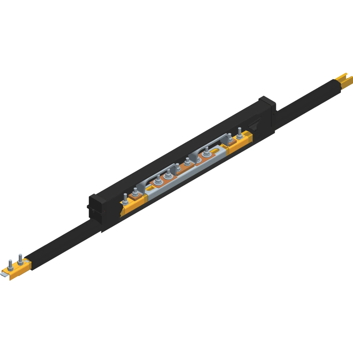 Conductix Safe-Lec 2 Expansion Section, 400 A Copper, Black UV Resistant PVC Cover, 4.5M